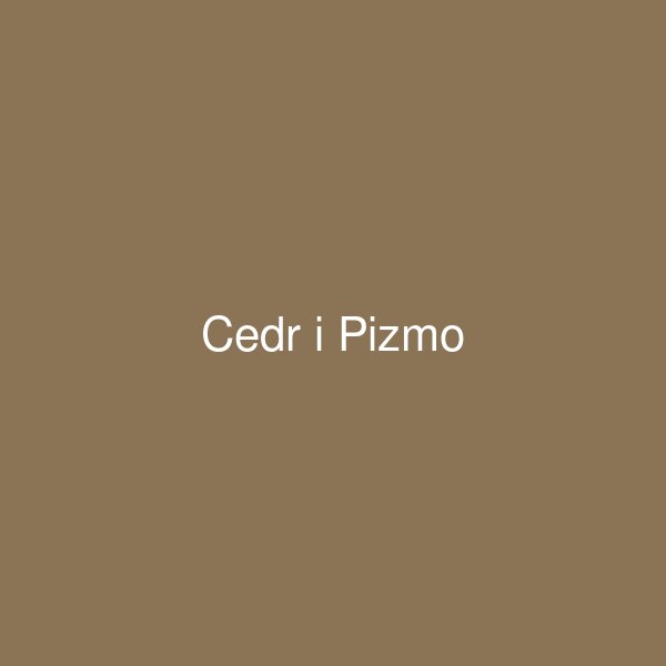 Cedr & Piżmo